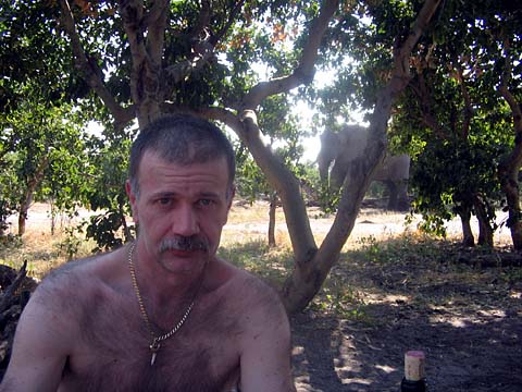 Bild107: Mittags im Savute Camp