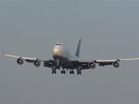 Boeing747-430 / D-ABVM / Anflug auf Frankfurt