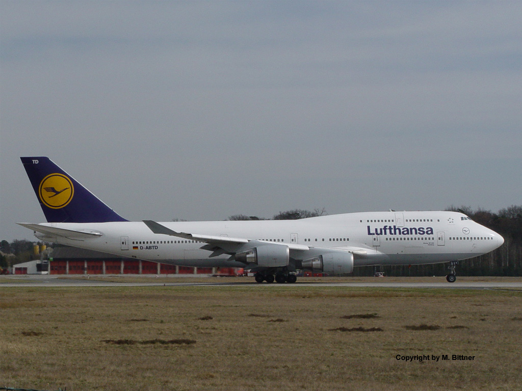 Boeing747-430 M / D-ABTD / Hamburg