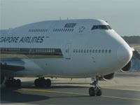 Boeing747-412 / 9V-SPB in Frankfurt